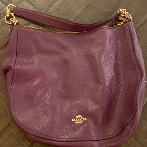 Purple Coach Purse